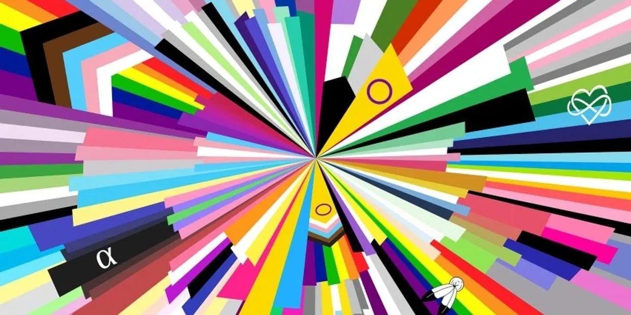 Colorful inclusivity and diversity graphic